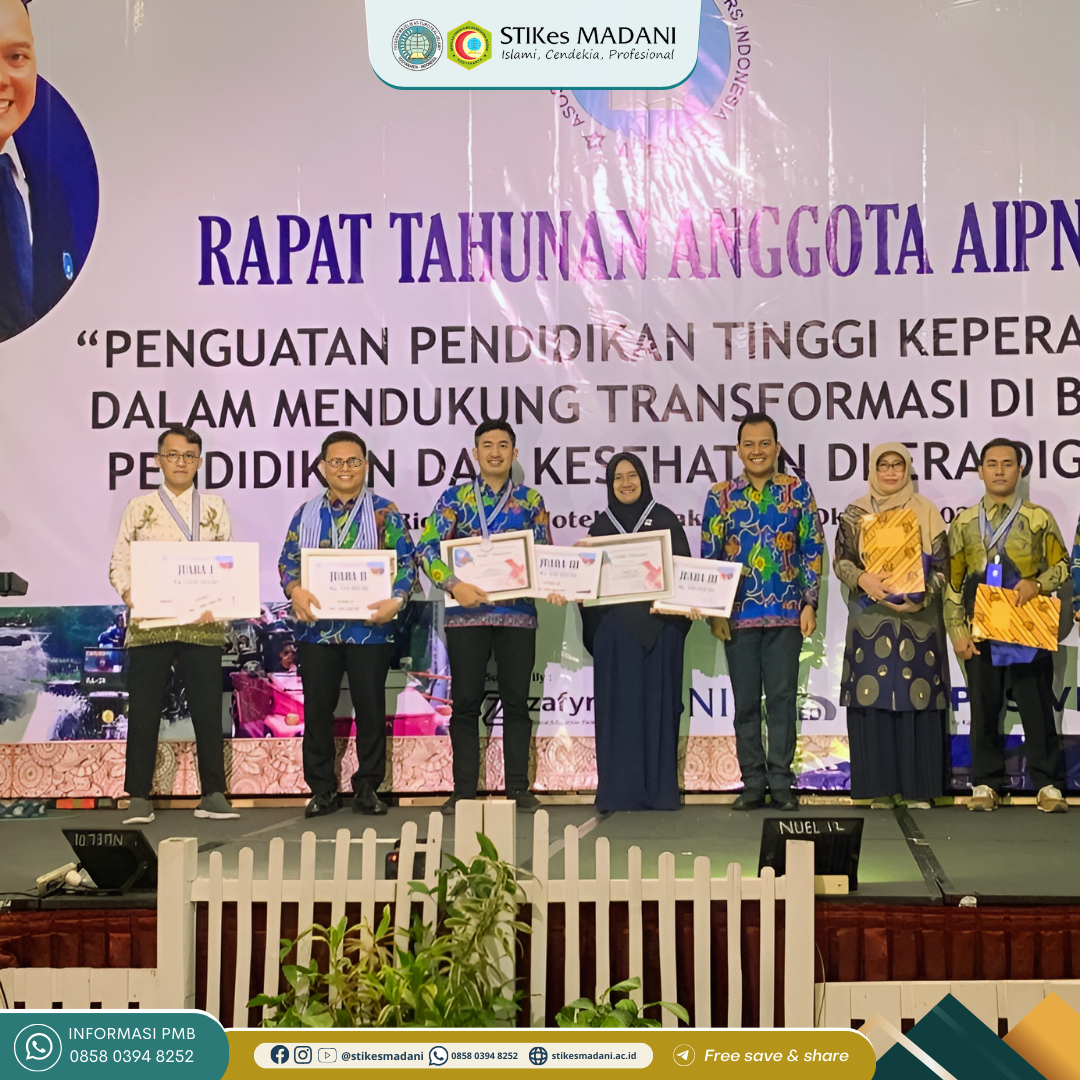 STIKES Madani Institusi Peraih Predikat �Gold� Kategori Kelulusan (UKOM) Nasional